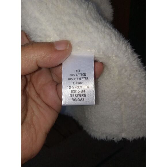 Gaiam Compass‎ Sherpa Open-Front Wrap Yoga Cardigan w/ Pockets Size Large - Picture 6 of 6